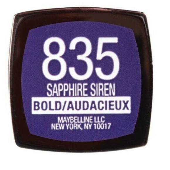 Maybelline Color Sensational Lipstick 835 Sapphire Siren Bold Audacieux 0.15oz - Picture 5 of 8